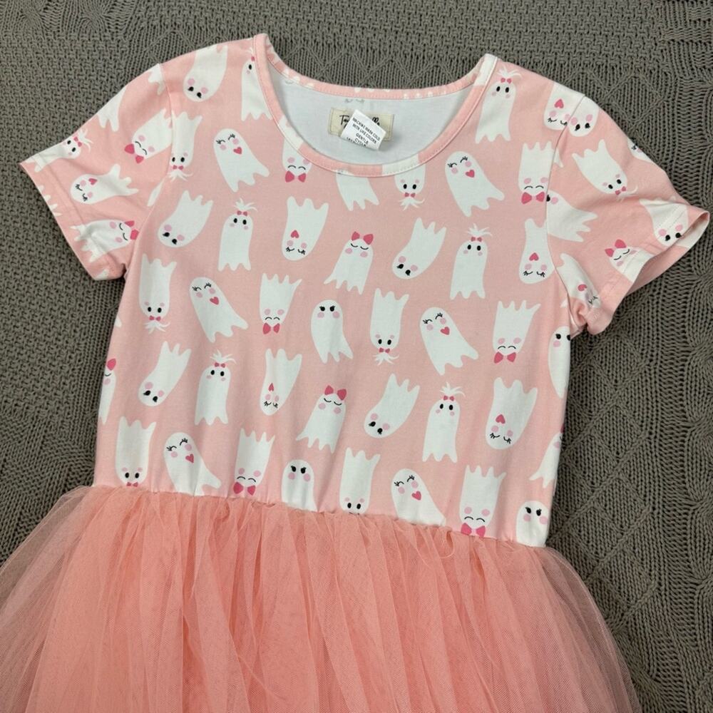 Taylor Joelle Pink Girly Ghosts Tutu Tulle Twirl Dress ~ 12 - Picture 12 of 12